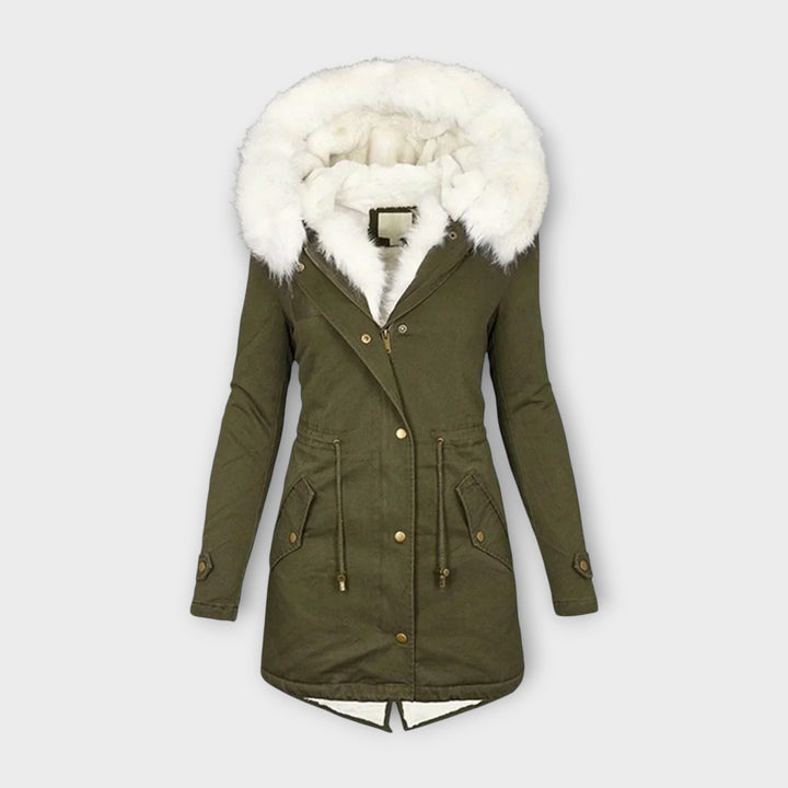 Ivara - Veste d'Hiver Imperméable avec Doublure en Fourrure Synthétique
