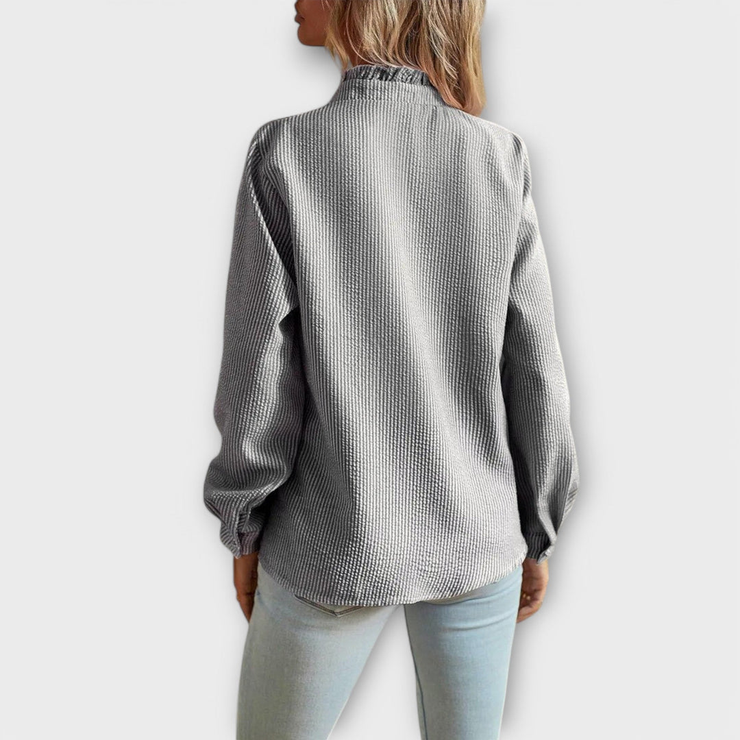 Lily - Blouse Élégante à Manches Longues