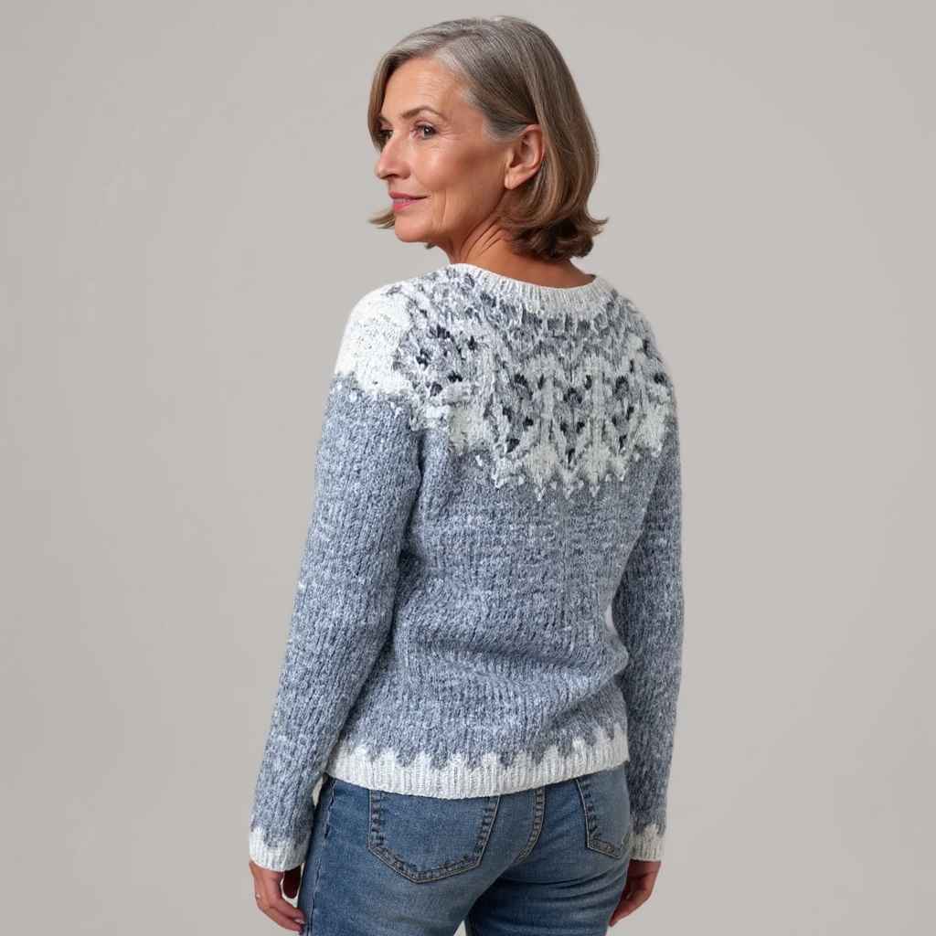Jamie | Pull en tricot islandais vintage