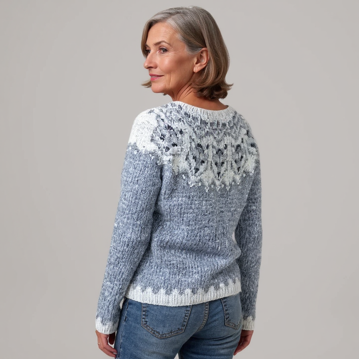 Jamie | Pull en tricot islandais vintage