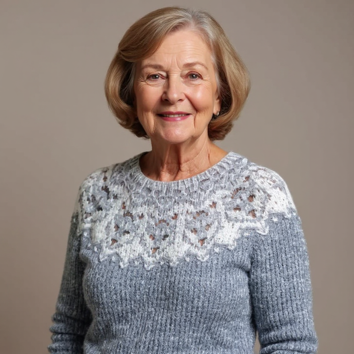 Jamie | Pull en tricot islandais vintage