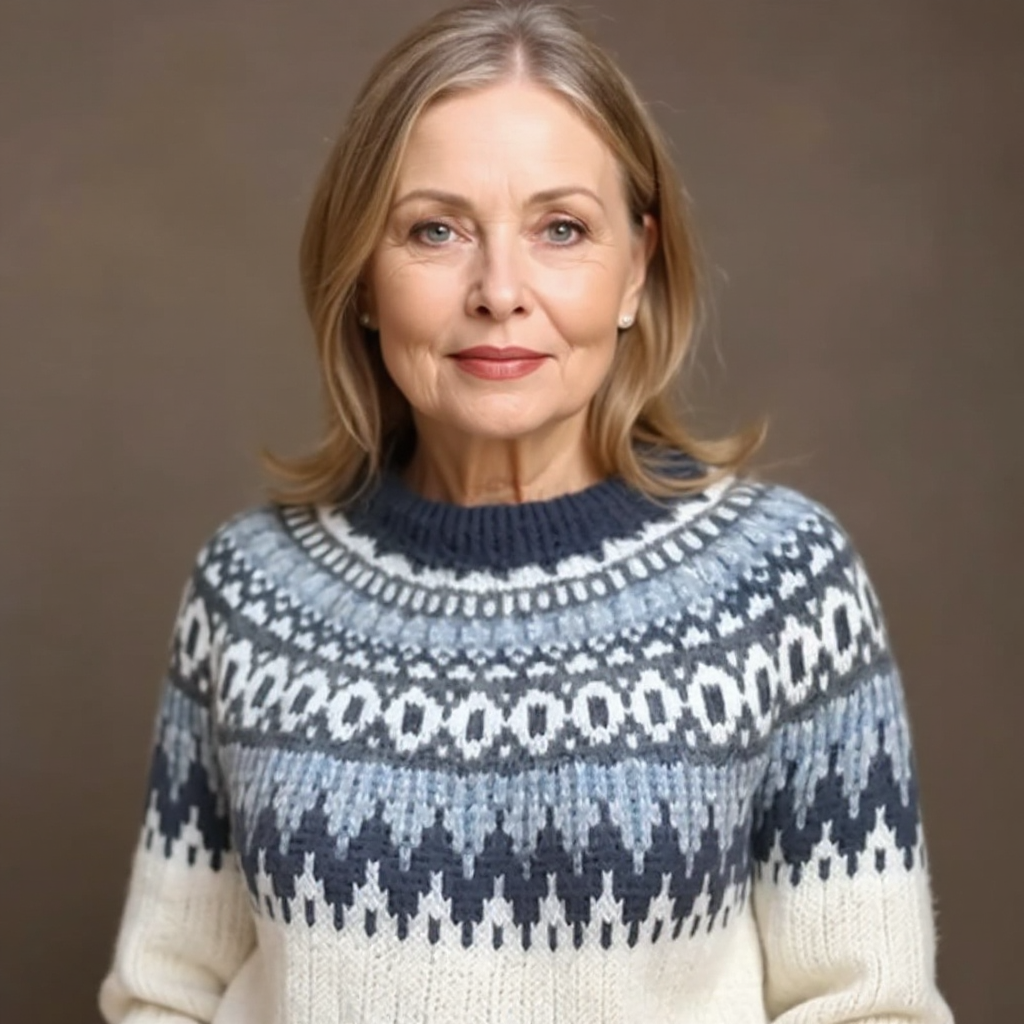 Janet | Pull en Laine Islandais Vintage