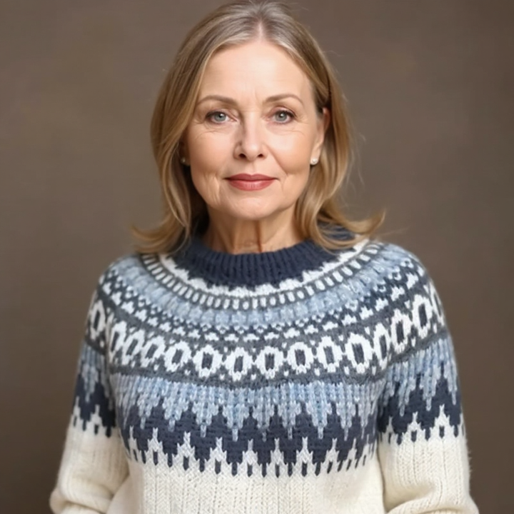 Janet | Pull en Laine Islandais Vintage