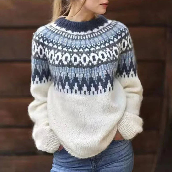Janet | Pull en Laine Islandais Vintage