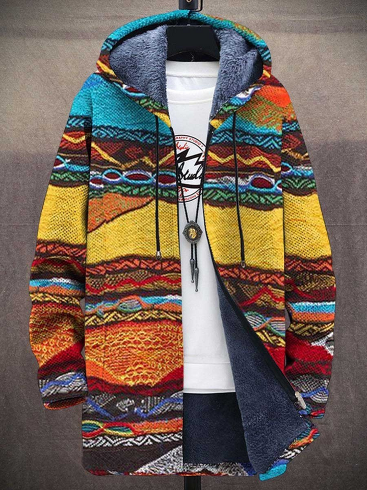 Zuzanna - Cardigan Luxueux Inspiré par l'Art