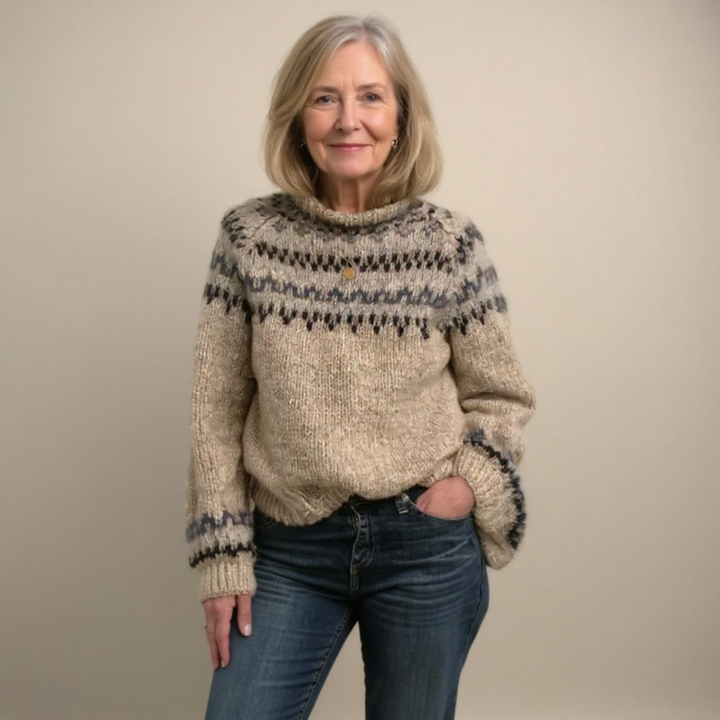Karen | Pull en Laine Islandais Vintage