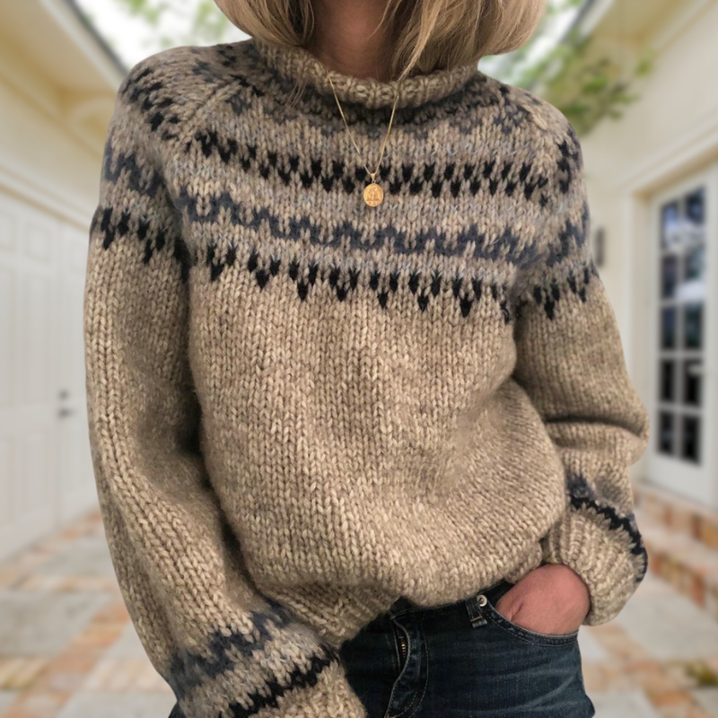 Karen | Pull en Laine Islandais Vintage