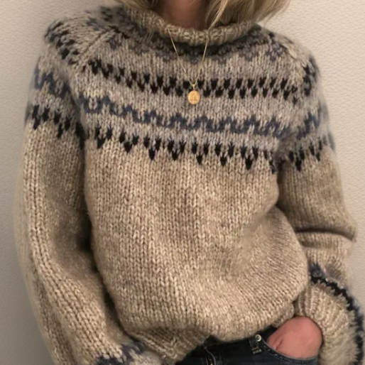 Karen | Pull en Laine Islandais Vintage