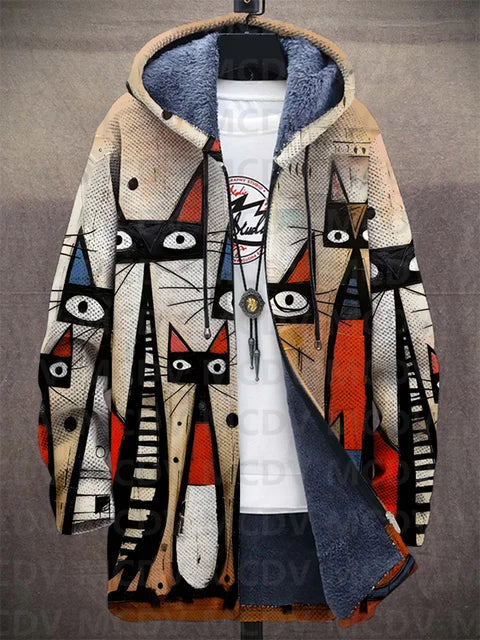 Livia - Cardigan de Luxe Inspiré par l'Art