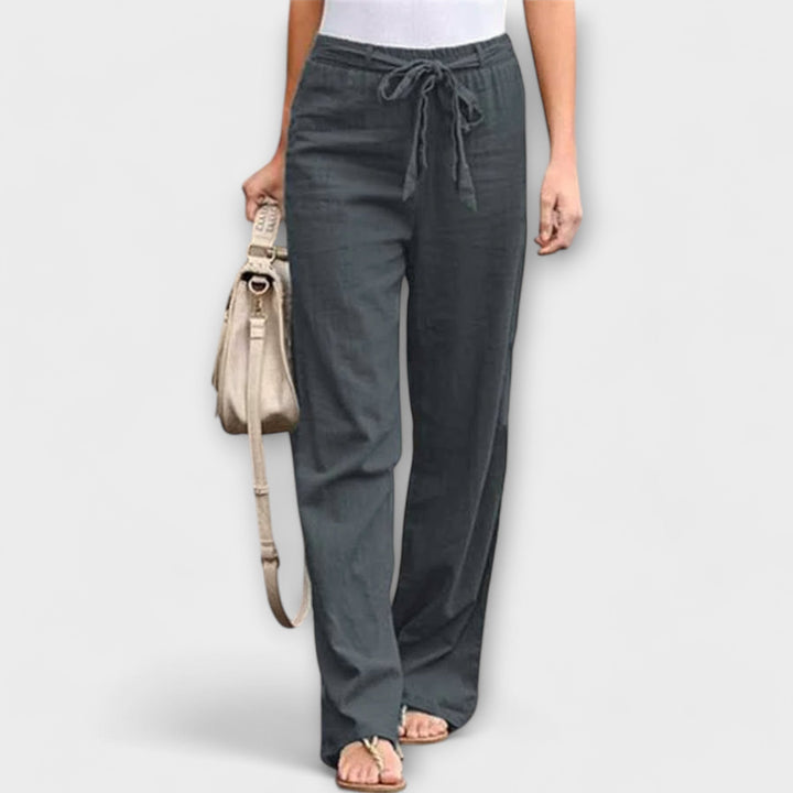 Loreen – Pantalon en Lin Léger