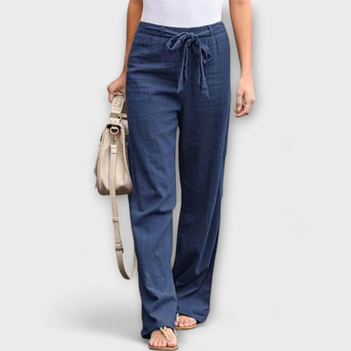 Loreen – Pantalon en Lin Léger