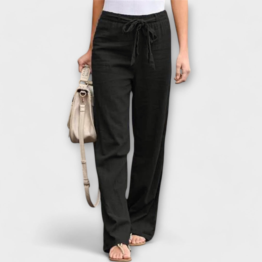 Loreen – Pantalon en Lin Léger