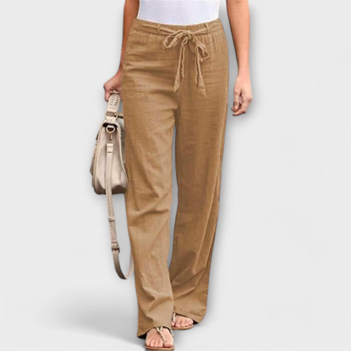Loreen – Pantalon en Lin Léger