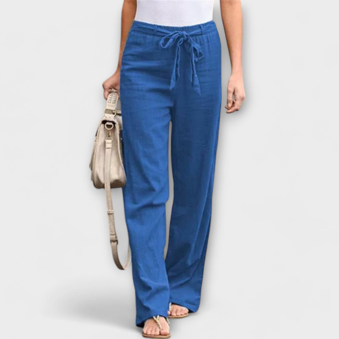 Loreen – Pantalon en Lin Léger