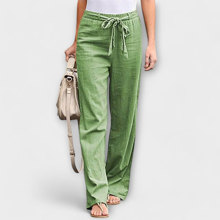 Loreen – Pantalon en Lin Léger