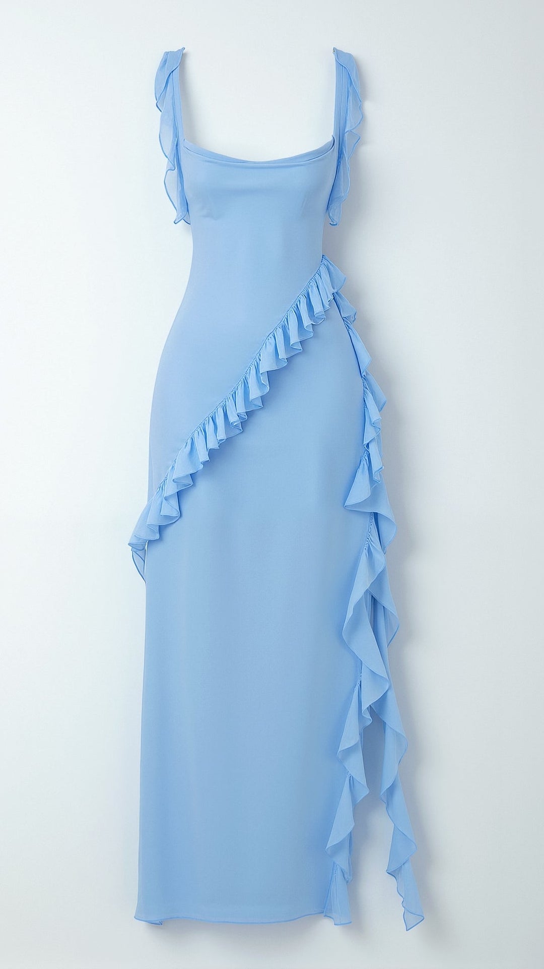Robe Maxi Élégante à Volants Amelia