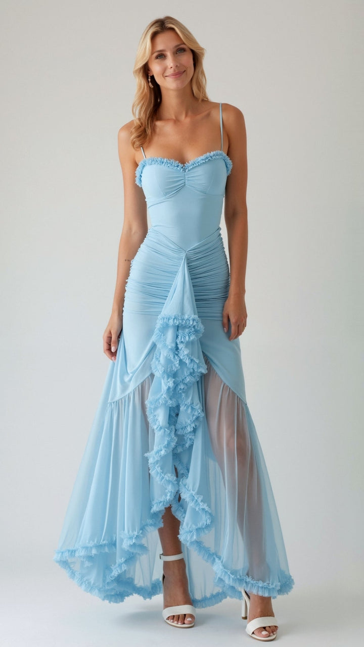 Robe Maxi Sweetheart Édith Élégante