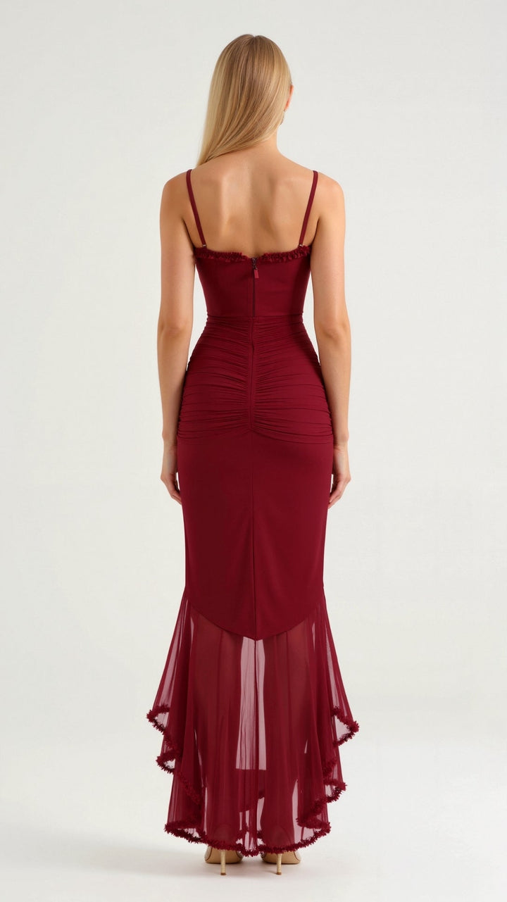 Robe Maxi Sweetheart Édith Élégante