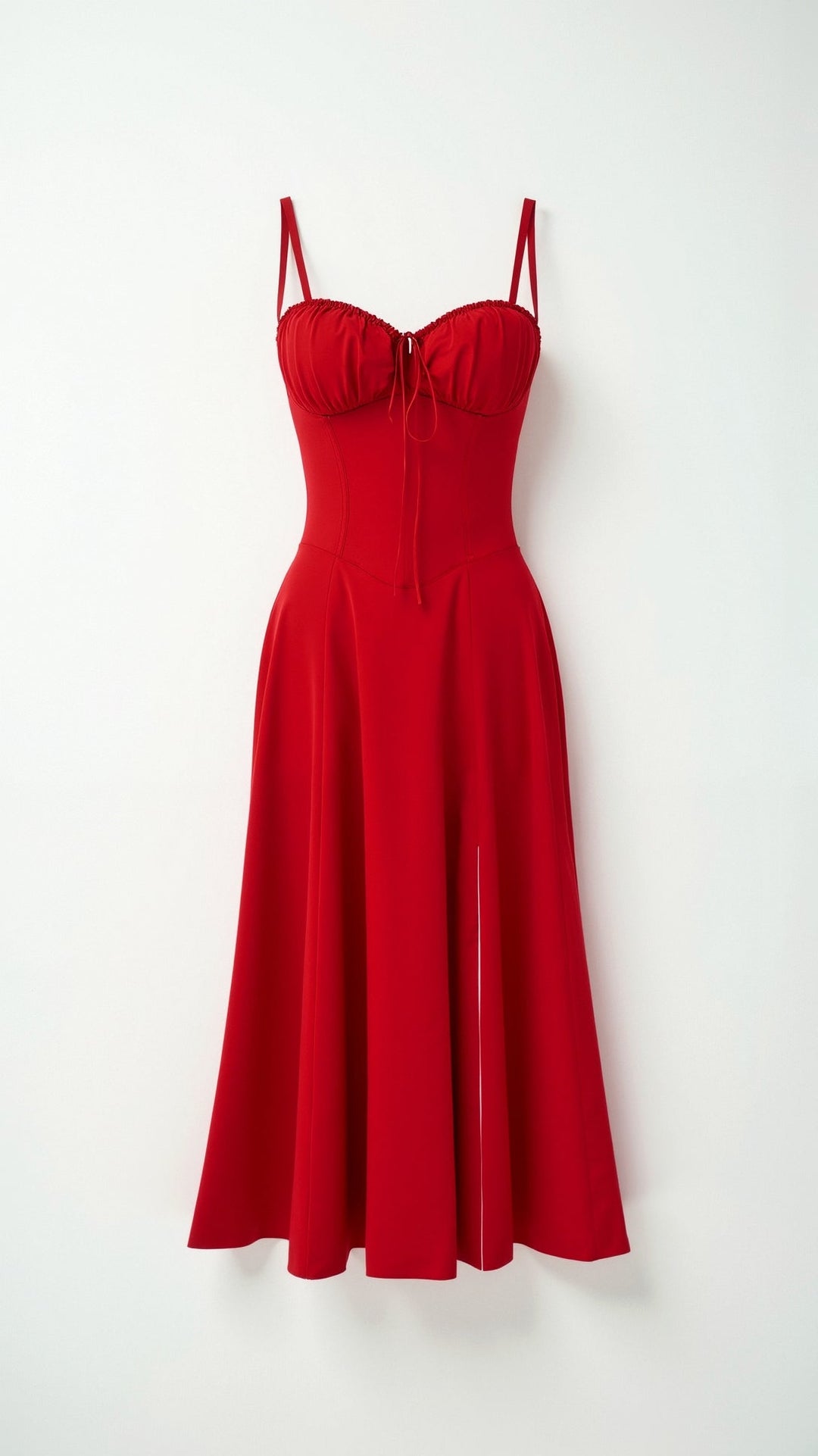 Robe Midi Lila Élégante à Décolleté Coeur