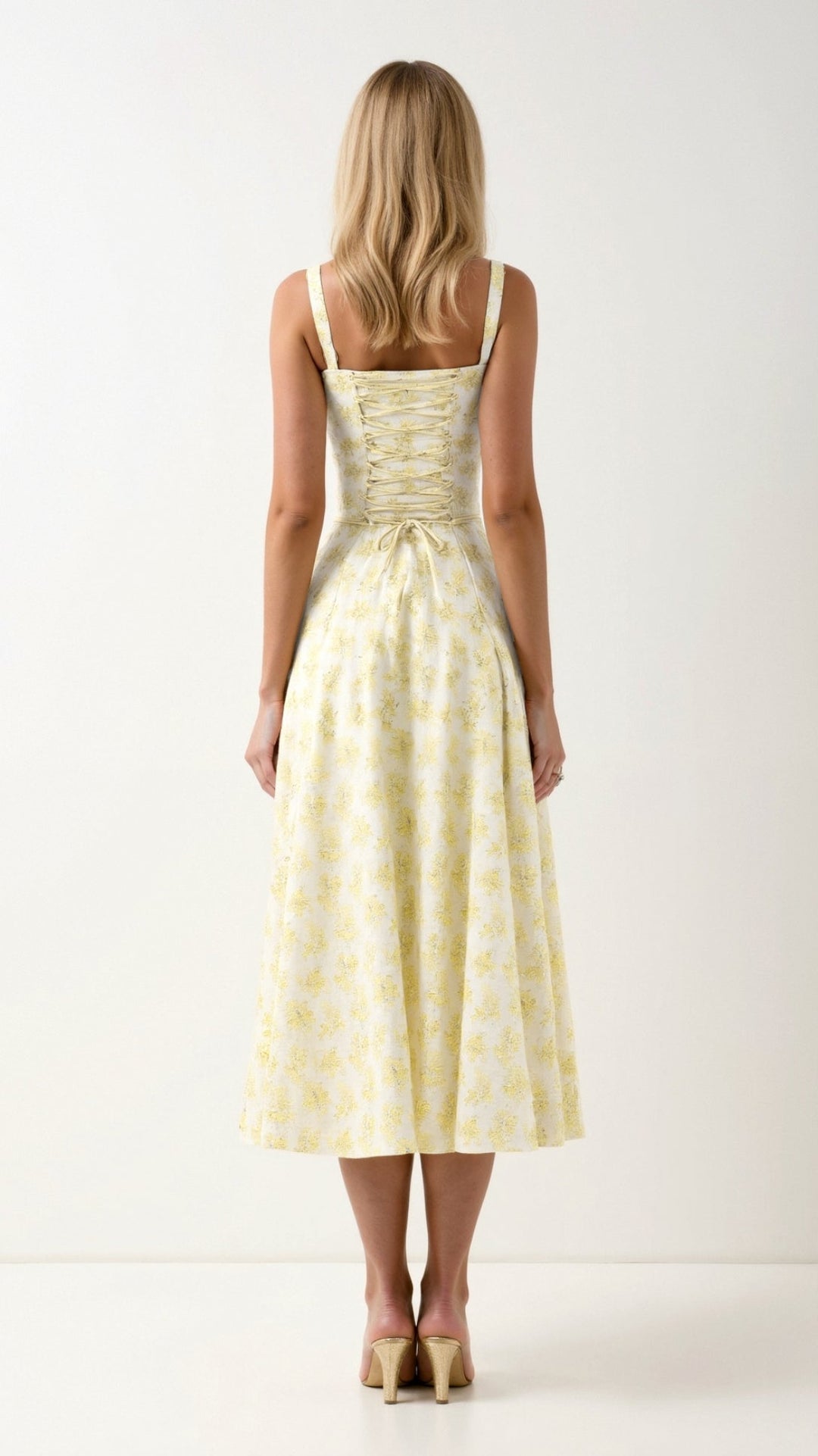 Robe Midi d'Été Matilda à Fleurs
