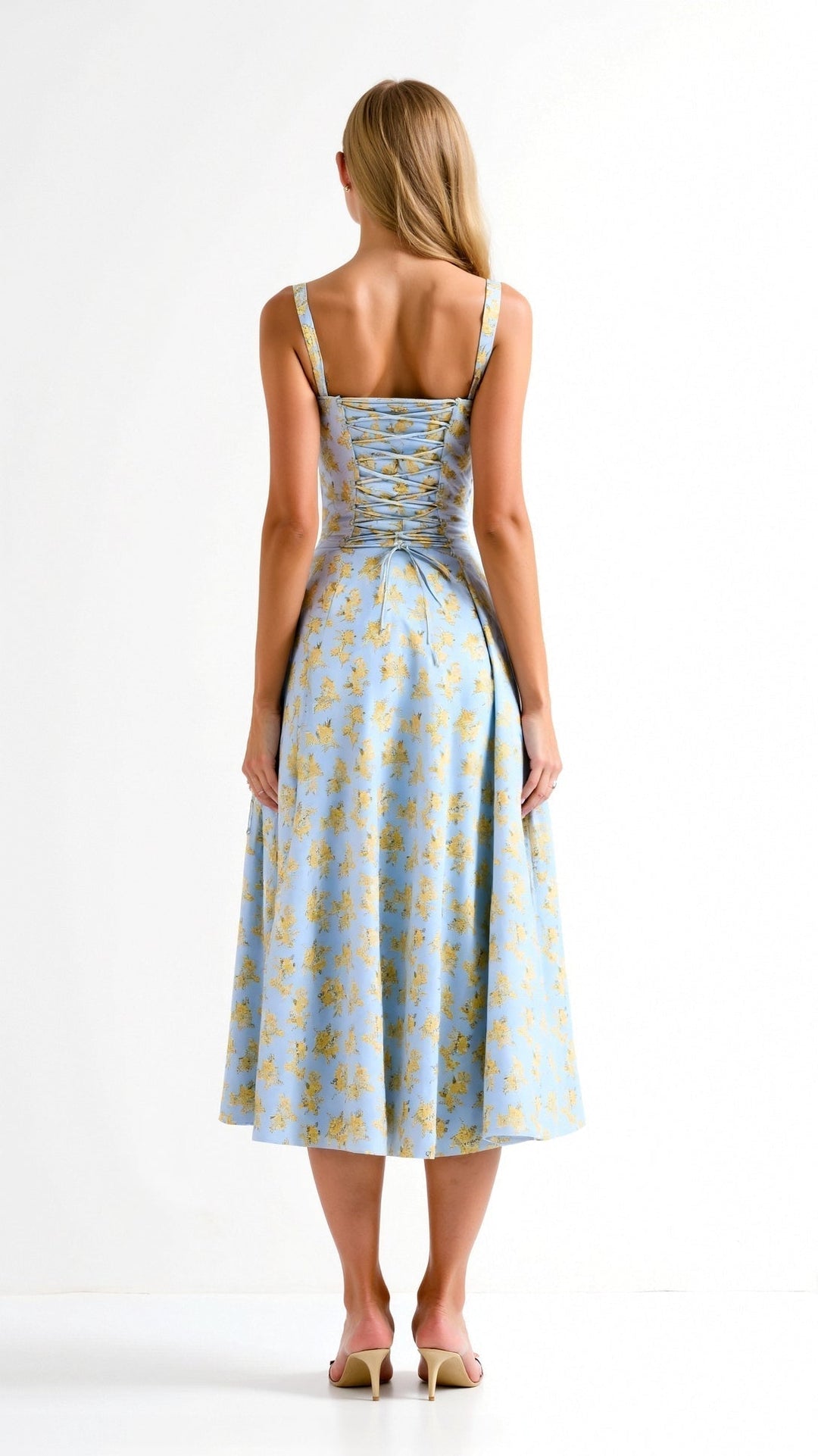 Robe Midi d'Été Matilda à Fleurs