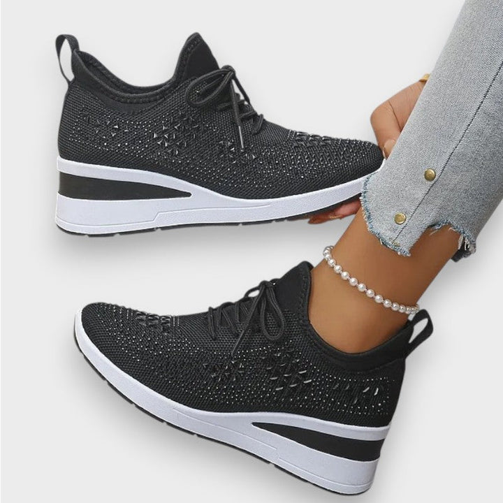 Giselle | Baskets Orthopédiques avec Strass Étincelants