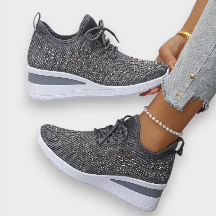 Giselle | Baskets Orthopédiques avec Strass Étincelants
