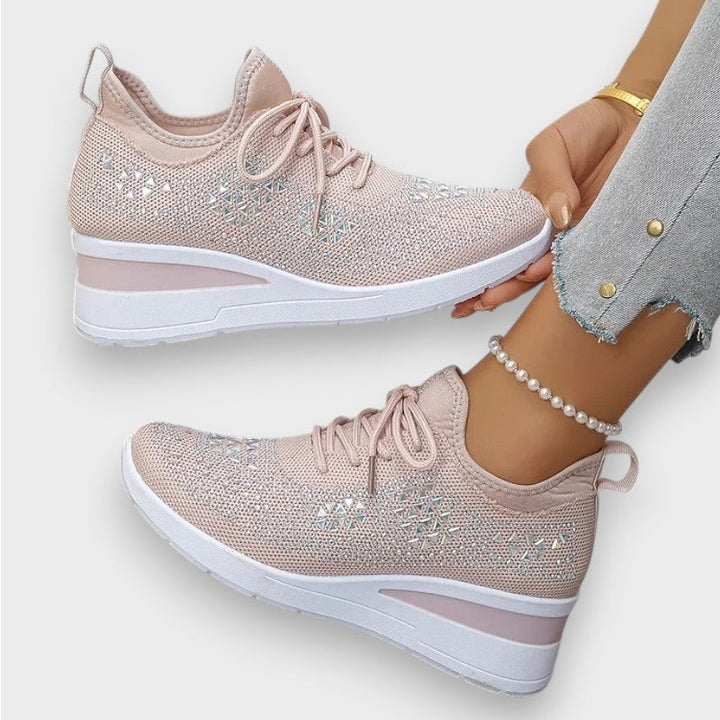 Giselle | Baskets Orthopédiques avec Strass Étincelants
