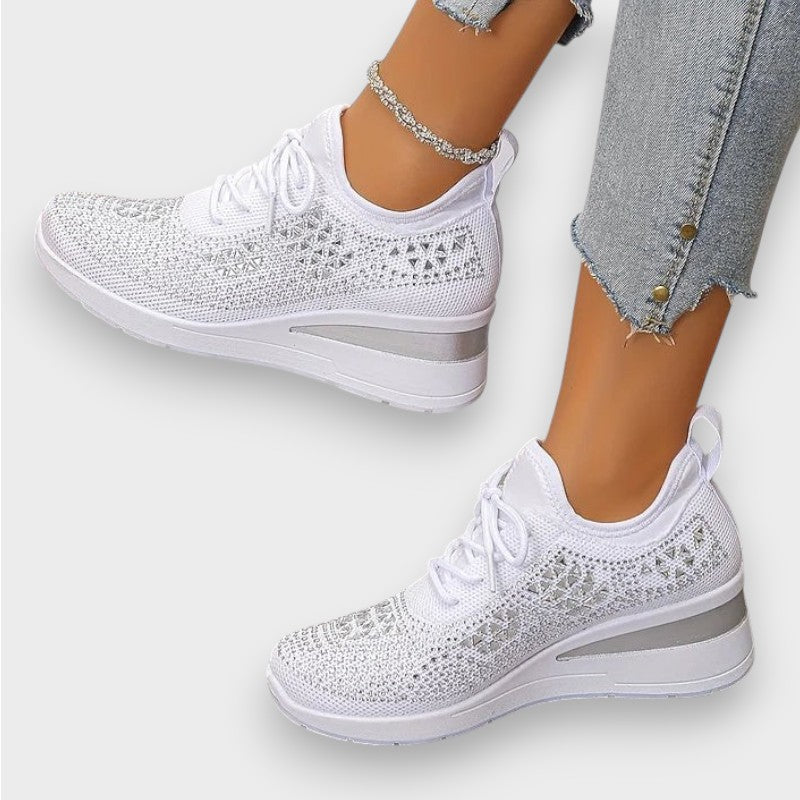 Giselle | Baskets Orthopédiques avec Strass Étincelants