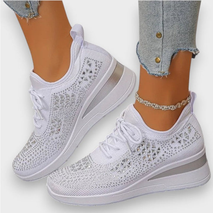 Giselle | Baskets Orthopédiques avec Strass Étincelants
