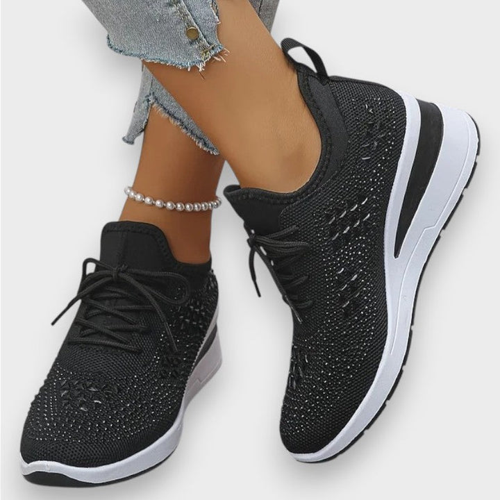 Giselle | Baskets Orthopédiques avec Strass Étincelants