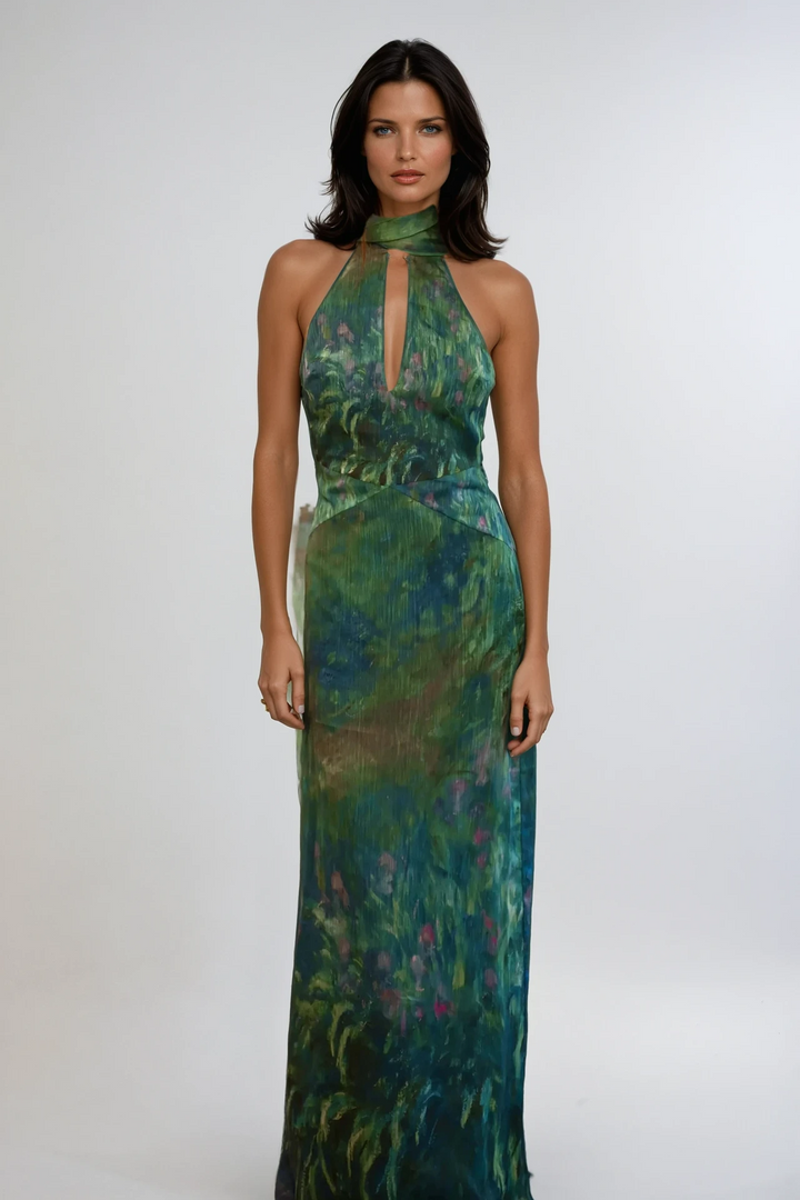Robe Maxi Inspirée de Monet