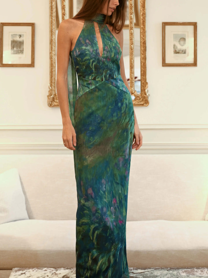 Robe Maxi Inspirée de Monet