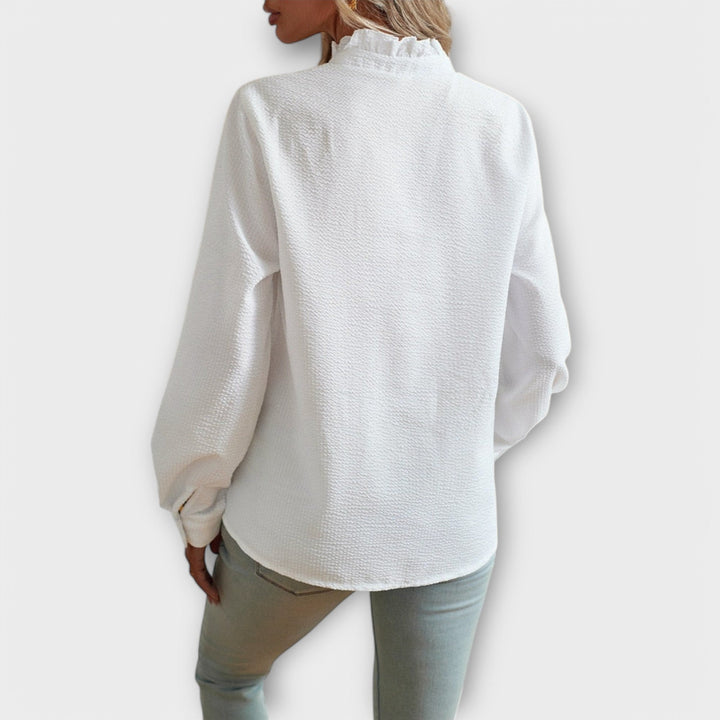Lily - Blouse Élégante à Manches Longues