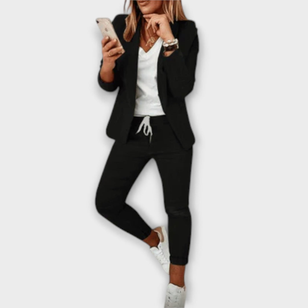 Sophia – Ensemble Blazer Élégant et Confortable