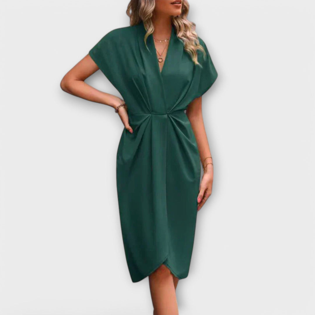Serena - Robe Midi Enveloppante