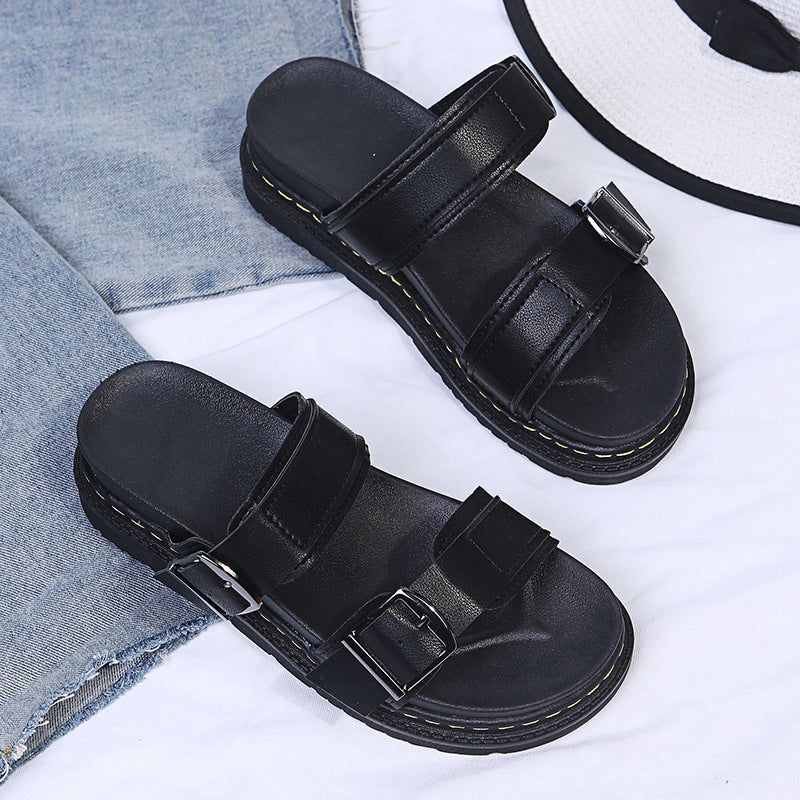 Paige | Sandales à plateforme confortables pour l'été avec fermeture à boucle
