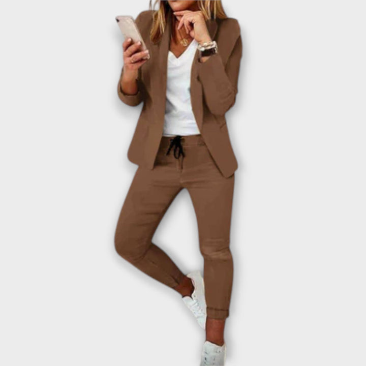 Sophia – Ensemble Blazer Élégant et Confortable