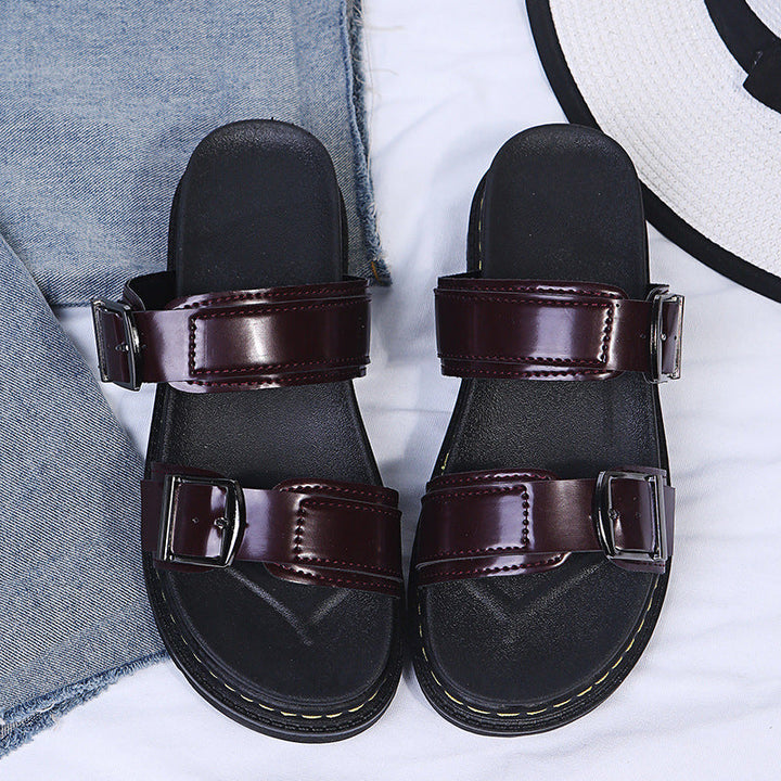 Paige | Sandales à plateforme confortables pour l'été avec fermeture à boucle