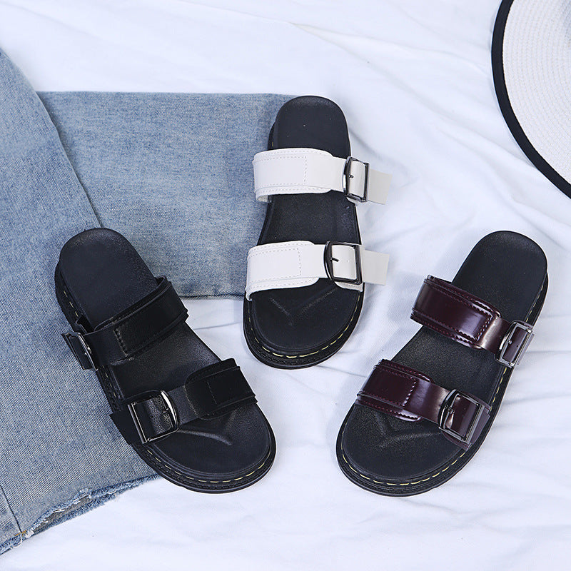 Paige | Sandales à plateforme confortables pour l'été avec fermeture à boucle