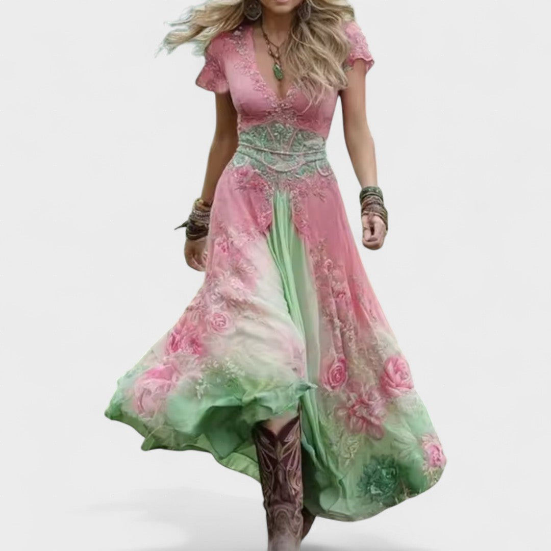Elina | Robe Florale Stylée