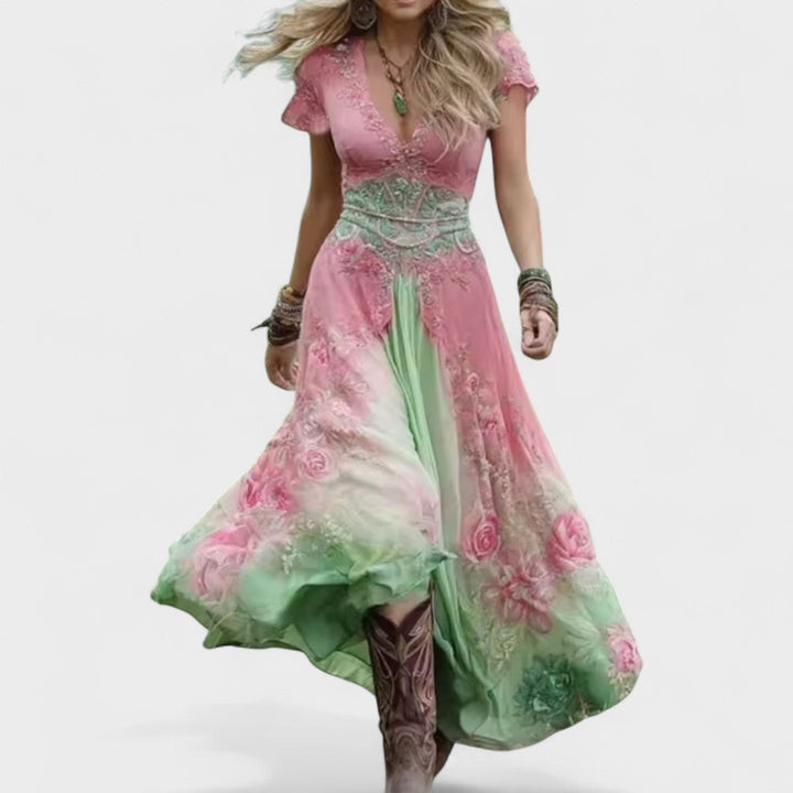 Elina | Robe Florale Stylée