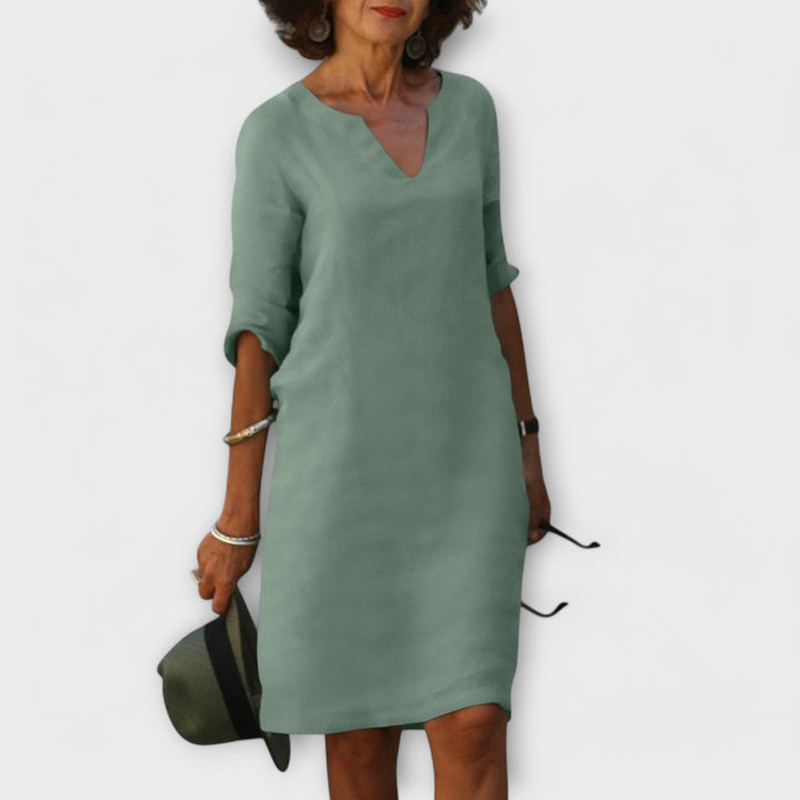 Sandra - Robe V en V élégante et confortable