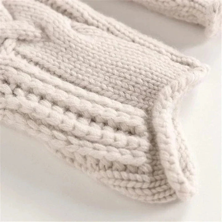 Kensia – Pull en Cachemire avec Tricot en Câble
