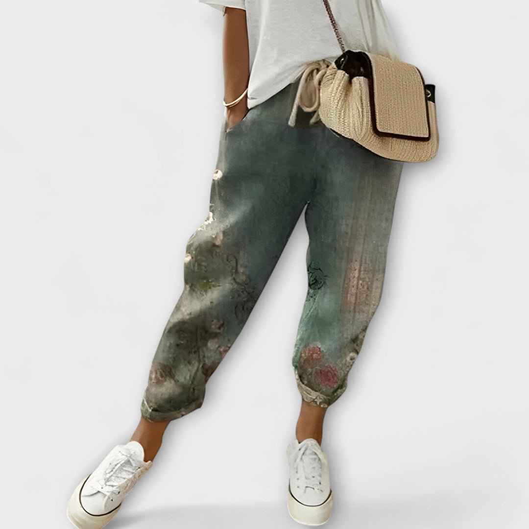 Amara – Pantalon Boho Élégant