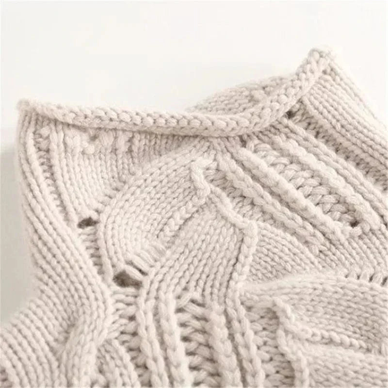 Kensia – Pull en Cachemire avec Tricot en Câble