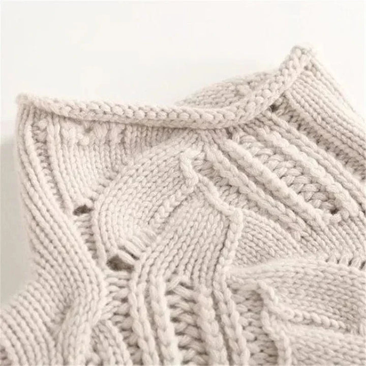 Kensia – Pull en Cachemire avec Tricot en Câble
