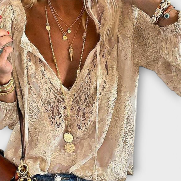 Adelina – Blouses Élégantes avec Dentelle