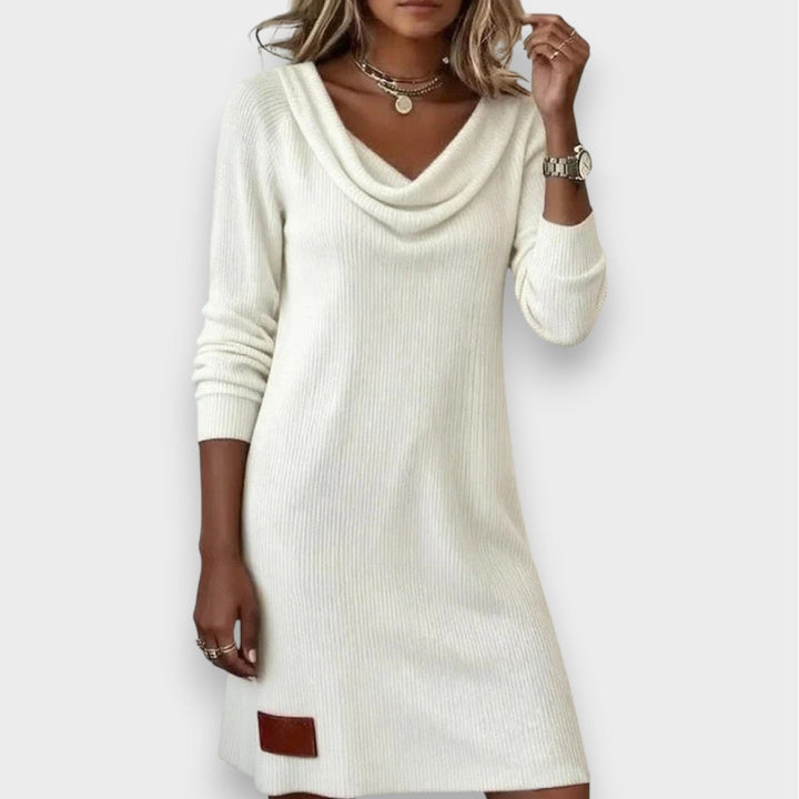 Livia | Robe Droite à Manches Longues