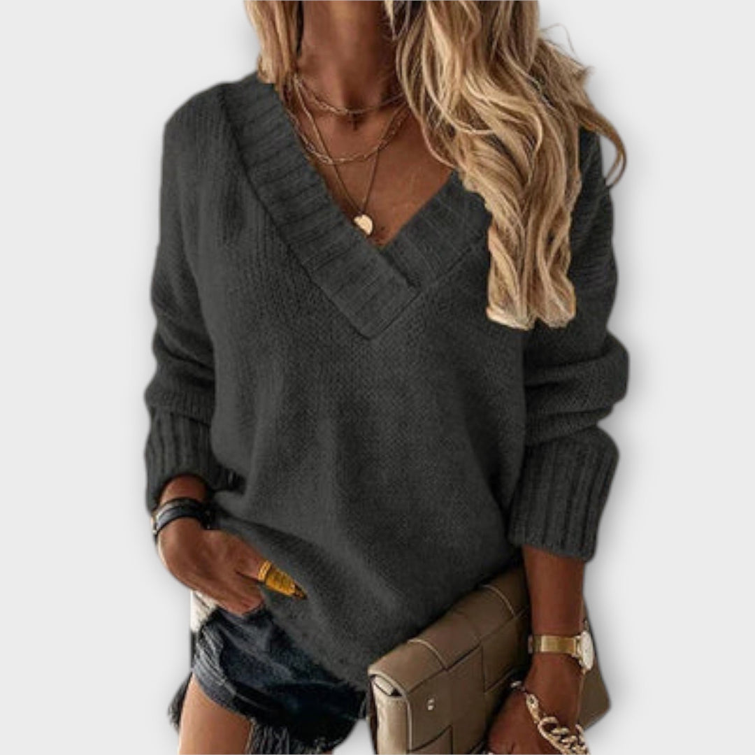 Jane - Pull V-Neck Confortable